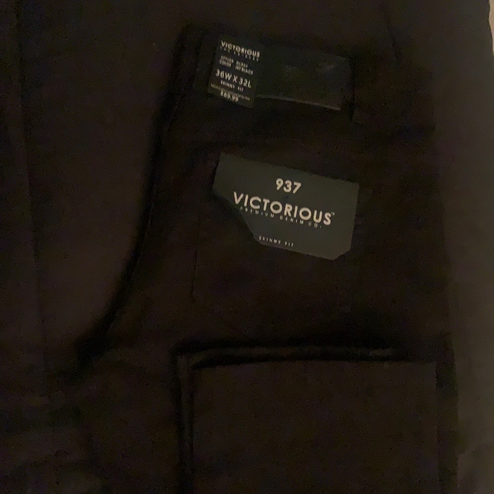 Victorious jeans 2 pairs black & light blue denim